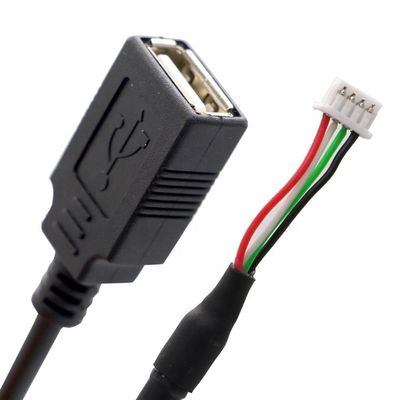 Assemblaggio USB A Femminile a JST 2 3 4 Pin PH XH 1,0 mm 1,25 mm 1,5 mm 2,0 m Cavo a filo di passo