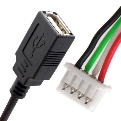OEM Assemblaggio USB A Femminile a JST 2 3 Pin PH XH 1.0mm 1.5mm 2mm Cable di connetto