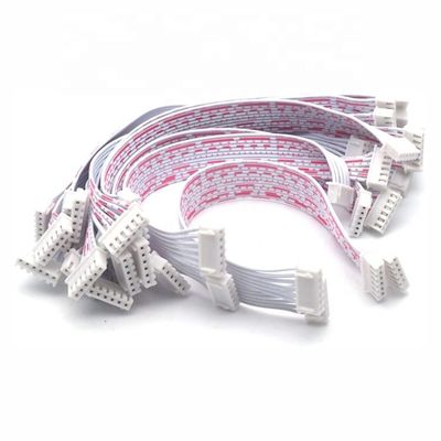Cavo a nastro piatto con connettore a passo personalizzato 2 3 4 5 6 7 8 Pin JST XH 2,54 mm
