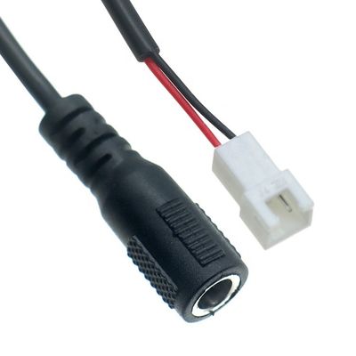 OEM personalizzazione DC femminile 5.5x2.1mm Jack a canna a JST 2 PIN XH 2.54mm Pitch Female Connector Harness Cable