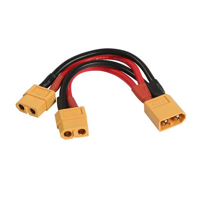 14AWG XT60 1 maschio a 2 femmine Y Splitter Cable di estensione per batteria RC Lipo