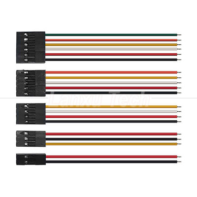 10cm 20cm 30cm 50cm 2 Pin 3 4 5 6 8 10 Pin Dupont 2.54mm Cable di connettore Jumper cablaggio