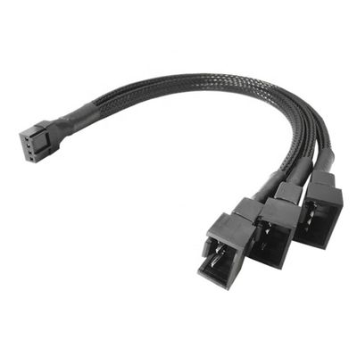1 a 3 CPU 4 PIN Connector PC Case Controllo della temperatura Ventilatore di raffreddamento Y Splitter Cable di estensione PWM