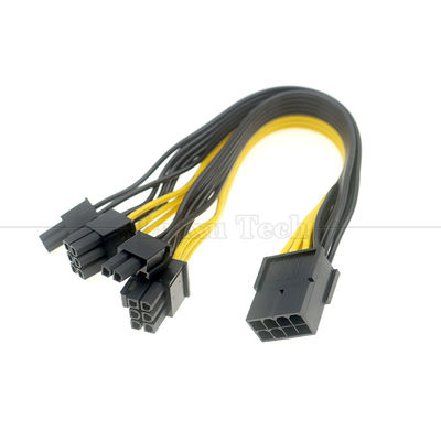 PCIe 8 pin Maschio a doppio 8 pin Femmina PCI Express Grafica scheda video GPU Splitter Power Adapter Cable
