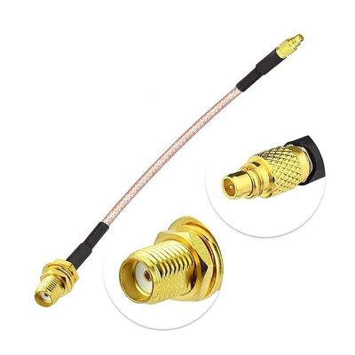 RG316 Pigtail SMA Femmina a MMCX Maschio MMCX Cavo di estensione dell'antenna coassiale RF