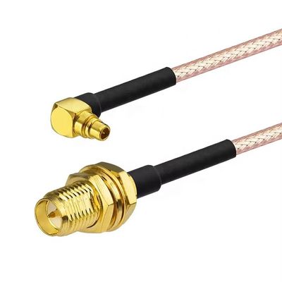 RG316 MMCX angolo maschio a RP SMA femmina antenna cavo coaxiale RF