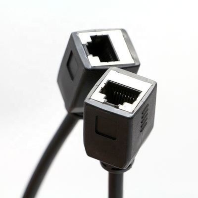 Personalizzazione 1M 2M 8P8C RJ45 Femminile a RJ45 Femminile Socket Lan Network Ethernet Cable