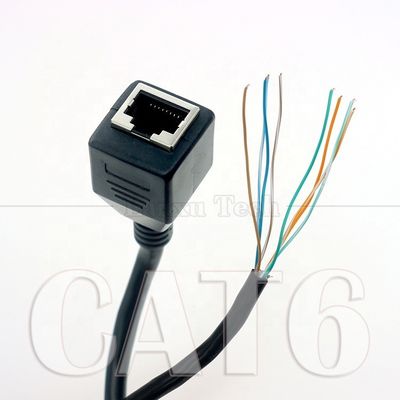 Ethernet di rete di alta qualità Cta6 26AWG RJ45 8p8c presa femminile per aprire fili nudi in scatola cavo termico