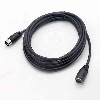 1M 3M 5M Scudo Maschio a femmina 7 PIN DIN connettore cavo di estensione MIDI