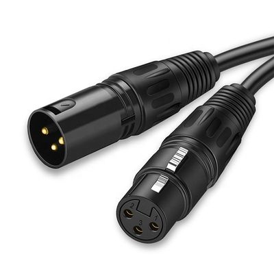 1m 3m 5m 3 PIN Connector XLR Audio Jack Maschio a XLR Femminile DMX Cavo