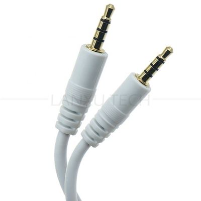 3.5mm Maschio a Maschio Femminile Stereo AUX 3 poli TRS 4 poli TRRS Mono Jack Microphone Patch Audio Extension Cable