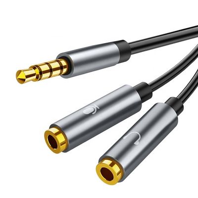 1 cuffia da uomo a 2 cuffie da donna Y Splitter 3.5mm Jack Audio Splitter Cable