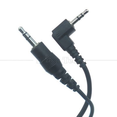 Personalizzazione 2.5mm Maschio a 90 gradi angolo destro 3.5mm Maschio Jack stereo Aux Audio Converter Adapter Cable