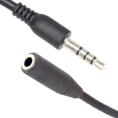 Corto 10cm 3.5mm Jack TRRS Maschio a 3.5mm Jack TRRS Femminile Stereo Aux Audio Extension Cable