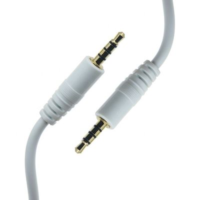 3.5mm Maschio a maschio Stereo Aux Mono Jack 4 poli TRRS Microphone Audio Cable