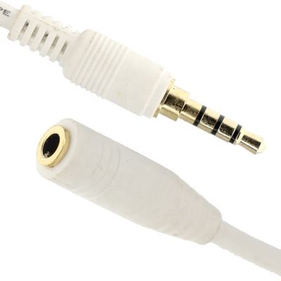 1m 2m 3m 3.5mm 4 poli TRRS Jack maschile a 3.5mm TRRS femminile Stereo Aux Audio Extension Cable
