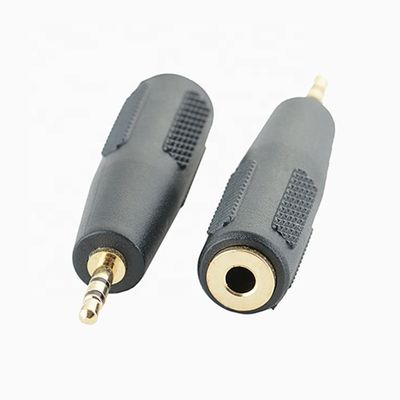 3 poli TRS Jack maschio a femmina 2.5 a 3.5 adattatore audio