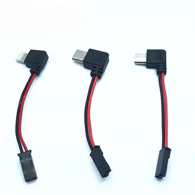 90 gradi angolo destro USB 8 pin Micro Tipo C a JST SYP Cable connettore per motociclista porta cellulari magnetici