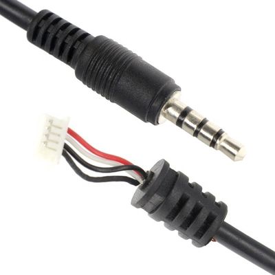 Assemblaggio di fabbrica su misura 1M 3.5mm TRRS Audio DC Jack a JST 2.0mm 2.54mm Pitch Connector Cable