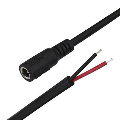 CUSTOM DC Supply Input Jack 2.1x5.5mm Maschio Femminile Socket Barrel Connector per aprire il cavo di alimentazione DC Pigtail