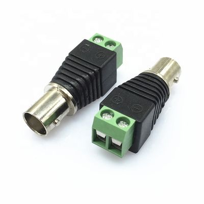 Terminal a vite senza saldatura BNC Adaptatore di connettore maschile femminile per videoregistratore di monitor di telecamere CCTV