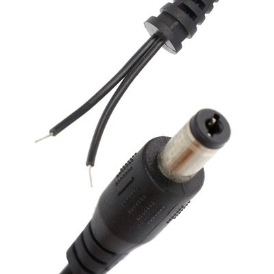 Jack a canna di ingresso a corrente continua 2.1x5.5 mm Maschio femmina per aprire cavo di alimentazione a corrente continua Pigtail
