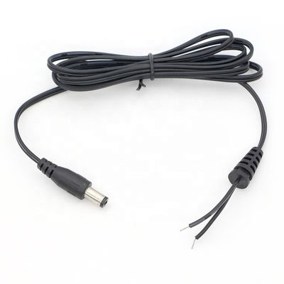 Cable di ricarica a corrente continua a coda maschile femminile Jack a canna 2.1x5.5 mm a cavo di ricarica a corrente continua a coda aperta