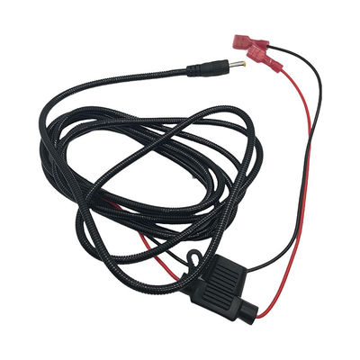 Giacca di metallo resistente alla masticazione DC 5.5x2.1mm 4.0x1.7mm a Spade Connector Cable di estensione di alimentazione per telecamere Trail