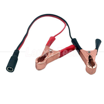 Maschio Femmina Jack DC Plug 5.5x2.1mm a clip alligatore Car Charger Cable di alimentazione