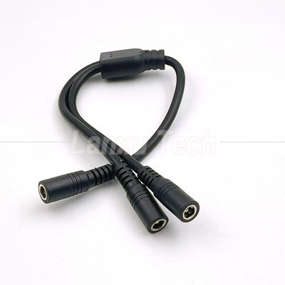 1 femmina a 2 modi femmina DC 5.5x2.1mm Splitter Power Extension Cable per telecamere di sicurezza CCTV
