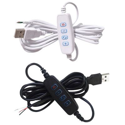 Interruttore di attenuazione di potenza 5V Cable di carica USB per strisce a led