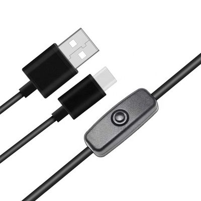 1m 5V 3A cavo USB tipo C con interruttore ON OFF per Raspberry Pi