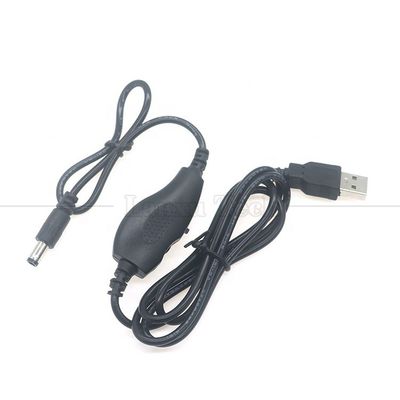 5V USB a corrente continua 5.5x2.1mm 12V Controllo della luminosità di uscita Dimmer regolabile acceso spento Cavo di interruttore per ventilatore della lampada a LED