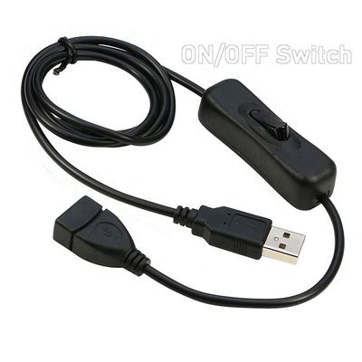 Cable di ricarica USB da maschio a femmina per il computer della lampada a led