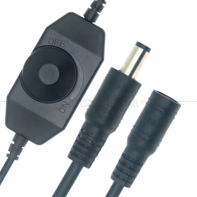 Certificato CE 12V 24V maschio/femmina corrente continua ON OFF Switch Controller Dimmer LED per lampada