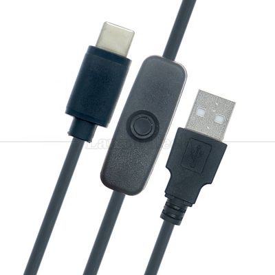 5V USB A maschio a tipo C USB Switch Power ON OFF Cable per Raspberry Pi LED Strip