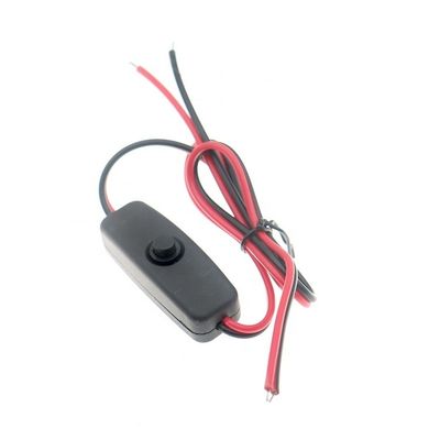 Tasto di accensione in linea personalizzato Cable di alimentazione per il motore della lampada a led