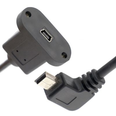 Cable di estensione da maschio a femmina Mini USB Panel Mount