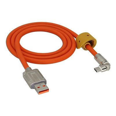 180 gradi di rotazione di ricarica veloce 120w 6A Silicone Micro USB Tipo C Cavo per Android telefono cellulare