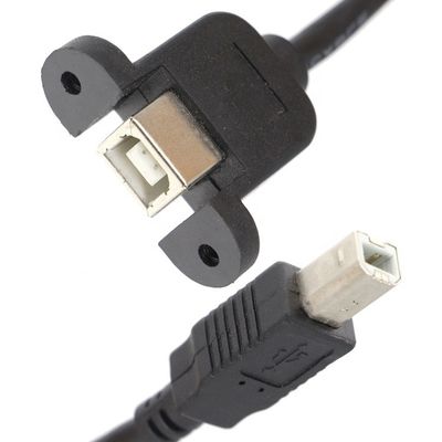 Mini Micro B tipo C RJ45 Ethernet Maschio a Femmina Cable di estensione USB Panel Mount