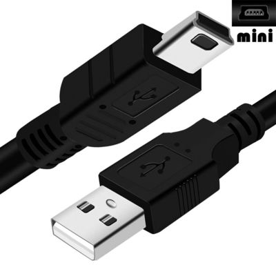 Custom Shied Mini B 5 PIN USB 2.0 caricabatterie Cavo dati per PS3 controller fotocamera