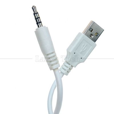 Sincronizzazione dei dati di ricarica USB da maschio a ausilio 4 poli 3.5mm Audio DC Jack Adapter Cable di ricarica per cuffie per altoparlanti