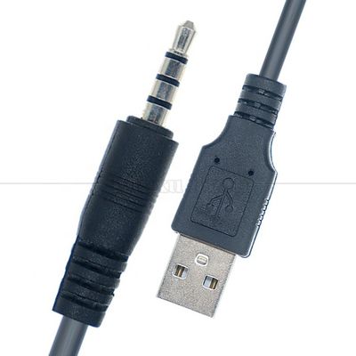 1M USB a 3,5mm 4 poli Cable di estensione DC Audio Jack per altoparlanti per auto