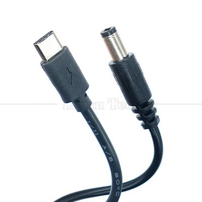 9v 12v 15v 20v PD USB Tipo C a DC 5.5x2.1mm Cavo di ricarica per altoparlante Wifi Router