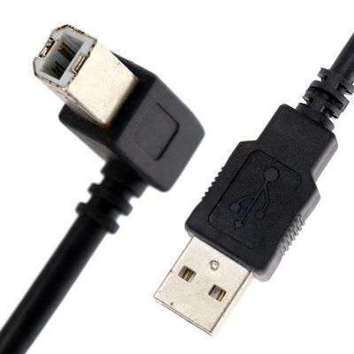 1M 1.5M 3M 90° angolo destro USB 2.0 Cable di estensione di potenza per Epson HP