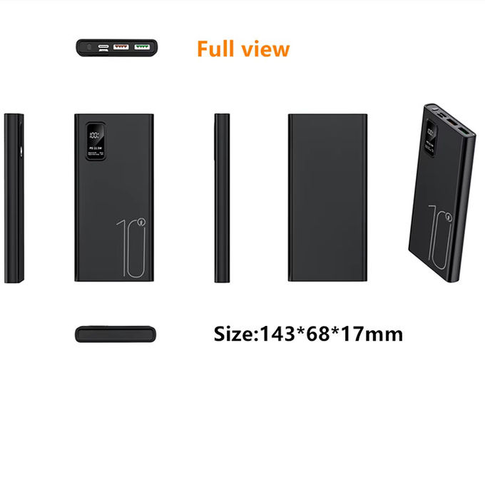 Portable Outdoor 10000mah PowerBank LED Display PD QC3.0 22.5W Fast Charge Slim Power Banks 10000mAh Caricabatterie USB-C per iphone 15 8